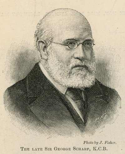 El difunto Sir George Scharf, KCB de English School