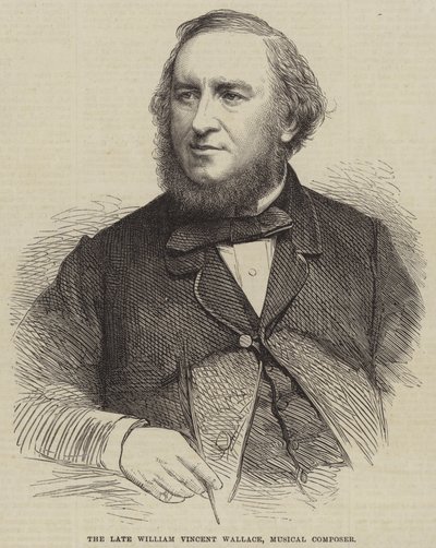 El difunto William Vincent Wallace, compositor musical (grabado) de English School