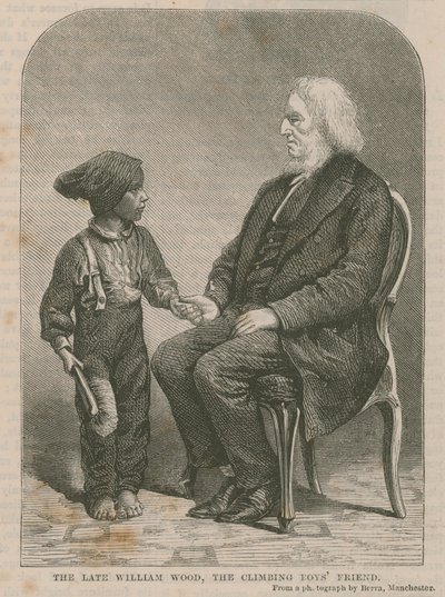 El difunto William Wood, amigo de los niños trepadores de English School