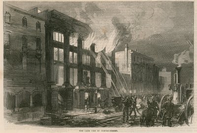 El reciente incendio en Oxford Street, Londres de English School