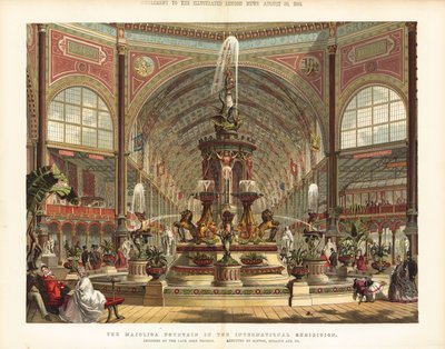 La fuente de mayólica en la Exposición Internacional de 1862 de English School