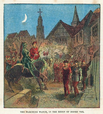 La guardia marchante en el reinado del rey Enrique VIII de English School