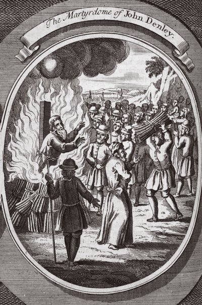 El martirio de John Denley, ilustración de 