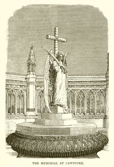 El memorial en Cawnpore de English School