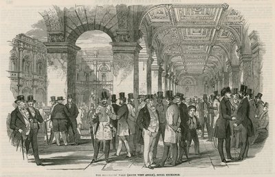 El paseo de los comerciantes (ángulo suroeste), Royal Exchange de English School