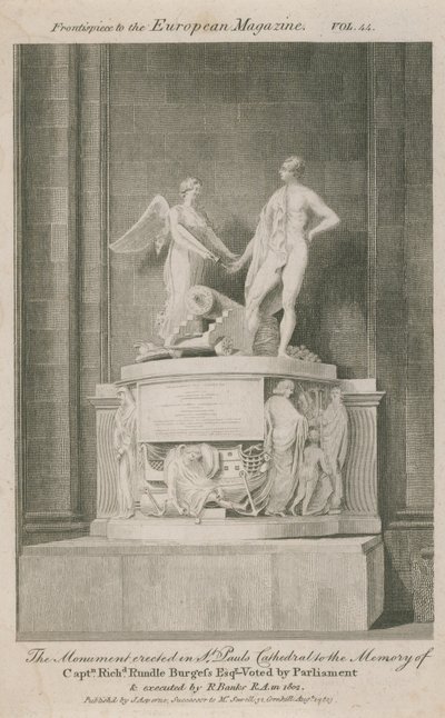 El monumento erigido en la Catedral de San Pablo de English School