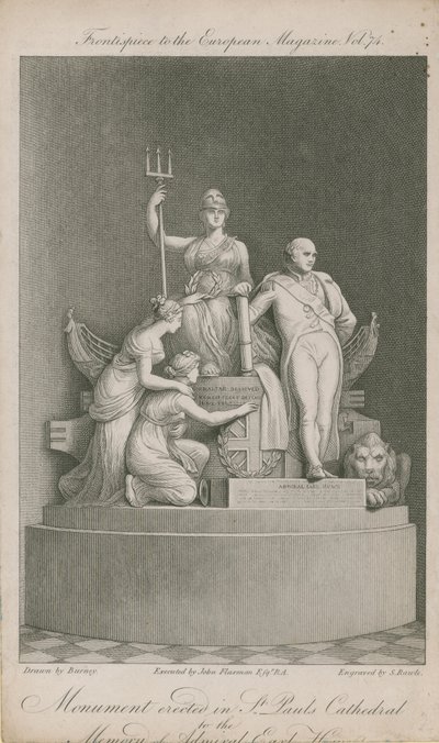 El monumento erigido en la Catedral de San Pablo de English School