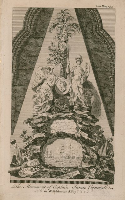 El monumento del Capitán James Cornwall de English School