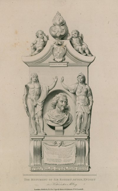 El monumento de Sir Robert Ayton de English School