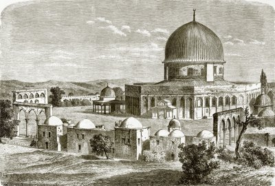 La mezquita de Omar - sitio del templo en Jerusalén de English School