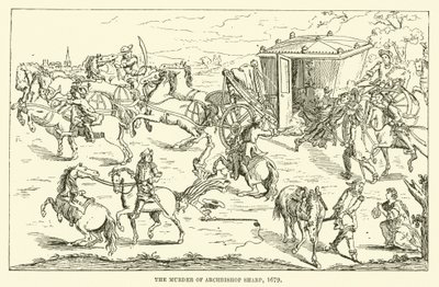 El asesinato del Arzobispo Sharp, 1679 de English School