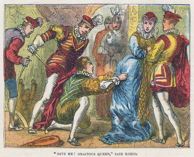 El asesinato de Rizzio de English School