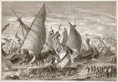 La batalla naval en el puerto de Siracusa de English School