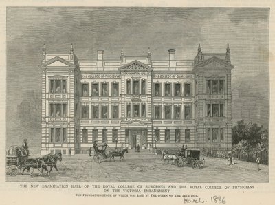 El nuevo Salón de Exámenes del Royal College of Surgeons y el Royal College of Physicians de English School