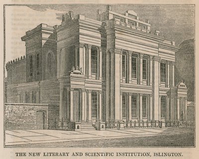 La nueva Institución Literaria y Científica, Islington, Londres de English School