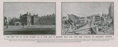 La nueva posada en Wych Street como era y es de English School