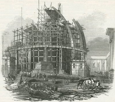 La nueva sala de lectura en el Museo Británico de English School