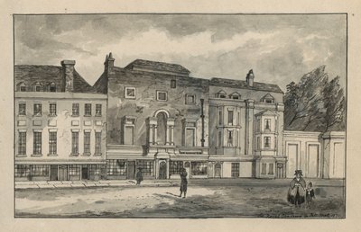 La antigua Real Academia en Pall Mall de English School