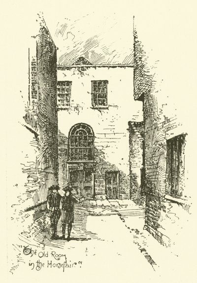 La antigua sala de la Feria de Caballos (grabado) de English School