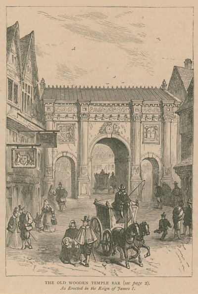 El antiguo Temple Bar de madera de English School