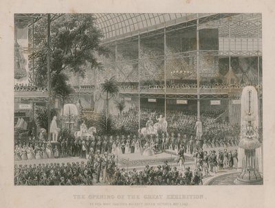Apertura de la Gran Exposición por Su Graciosa Majestad, la Reina Victoria, 1 de mayo de 1851 de English School