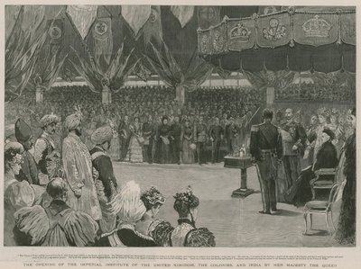 La inauguración del Instituto Imperial por Su Majestad la Reina de English School