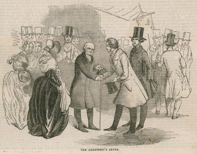 La apertura del túnel del Támesis; la recepción de los arquitectos de English School