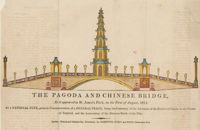La pagoda y el puente, como apareció en St James