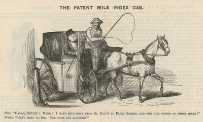 El taxi con índice de millas de patente de English School