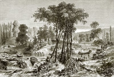 El Portaje en el Río de Barro Blanco de English School