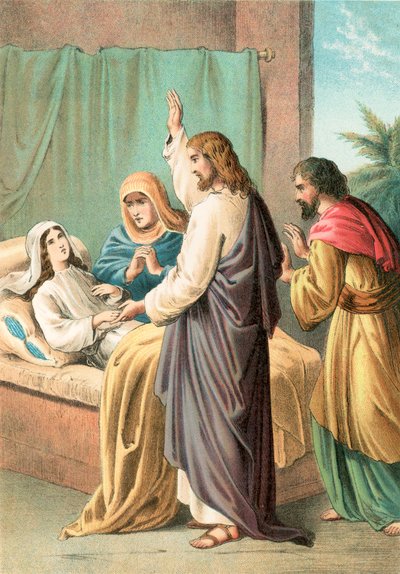 La resurrección de la hija de Jairo de English School