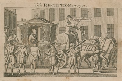 La recepción en 1770 de English School