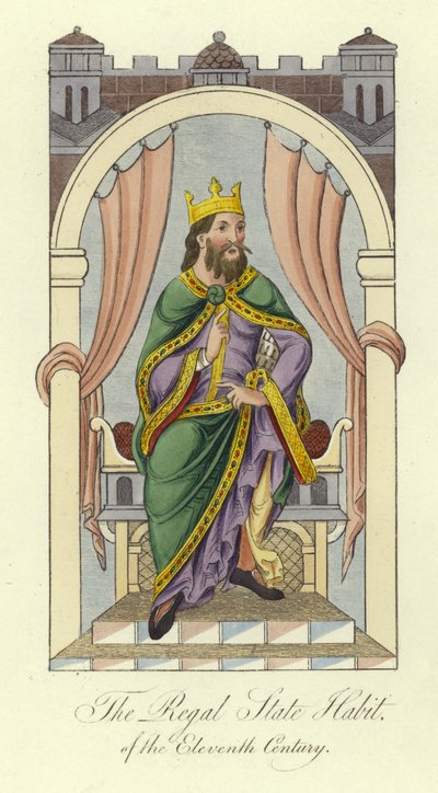 El hábito de estado real del siglo XI de English School