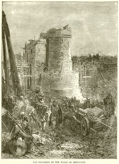 La reparación de los muros de Jerusalén de English School