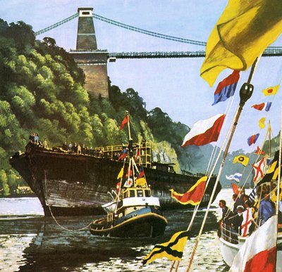 El regreso a Bristol del gran barco de Brunel, el SS Great Britain de English School