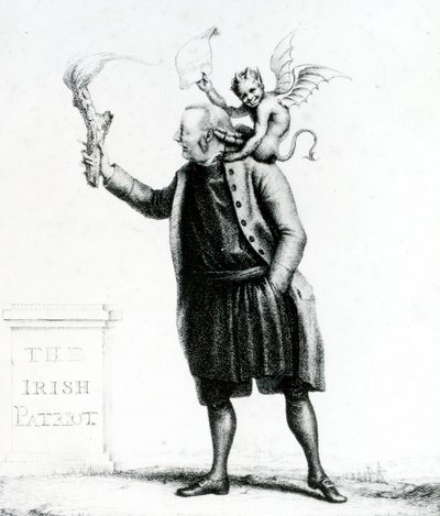 El reverendo voluntario B de D, publicado por Richard Morton Paye, 1784 de English School
