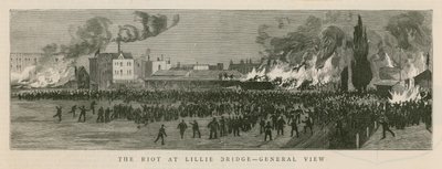 El motín en Lillie Bridge, Londres de English School