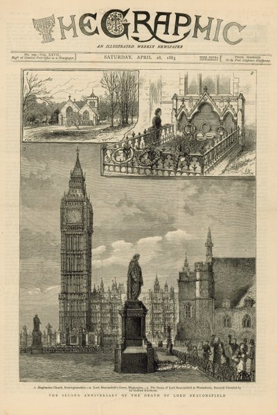 El segundo aniversario de la muerte de Lord Beaconsfield de English School