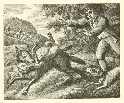 El pastorcillo (grabado) de English School