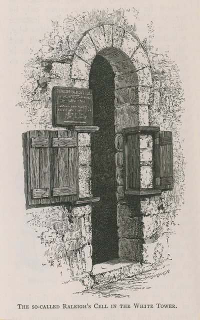La llamada celda de Raleigh en la Torre Blanca de English School