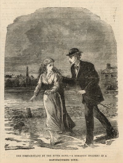El sonámbulo en la orilla del río de English School