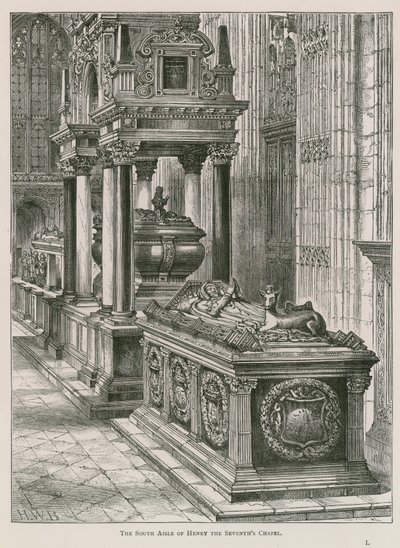El pasillo sur de la Capilla de Enrique VII de English School