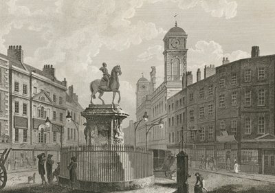 La estatua de Carlos I a caballo de English School