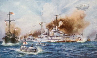 La rendición de la Flota de Alta Mar alemana, 1918 de English School