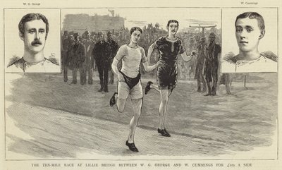 La carrera de diez millas en Lillie Bridge de English School