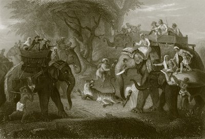 La caza del tigre de English School