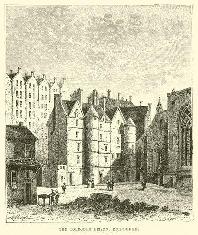 La prisión de Tolbooth, Edimburgo de English School