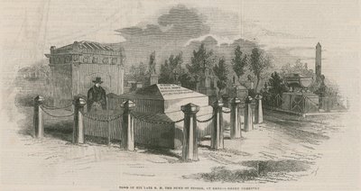 La tumba del Duque de Sussex de English School