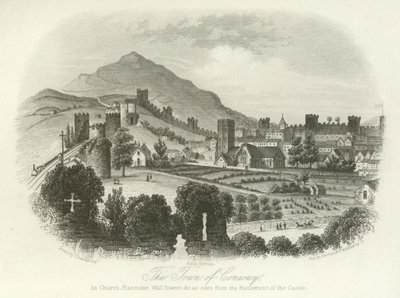 La ciudad de Conwy, Gales del Norte de English School