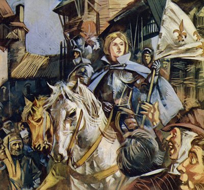 Los habitantes de Orleans estaban jubilosos con la llegada de Juana de English School